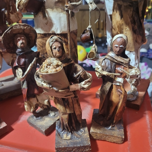 8 CARTONERIA 1980'S VINTAGE MEXICAN FOLK ART DOLLS - Picture 2 of 8